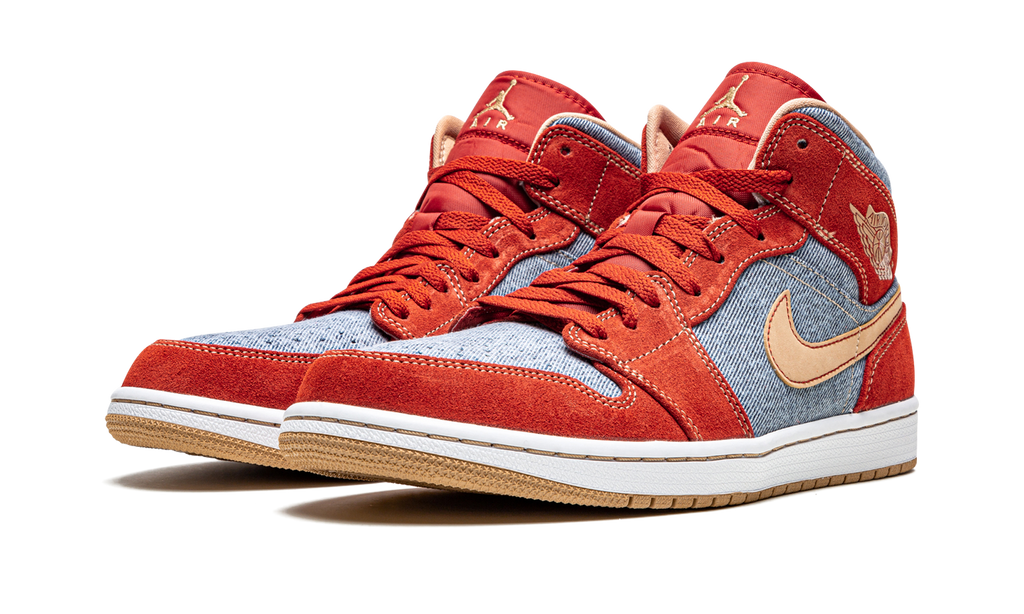 Jordan 1 Mid Denim Rot