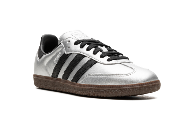 Adidas Samba Silber Metallic Schwarz Gummi