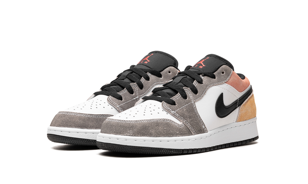 Jordan 1 Low Schwarz Grau Rosa