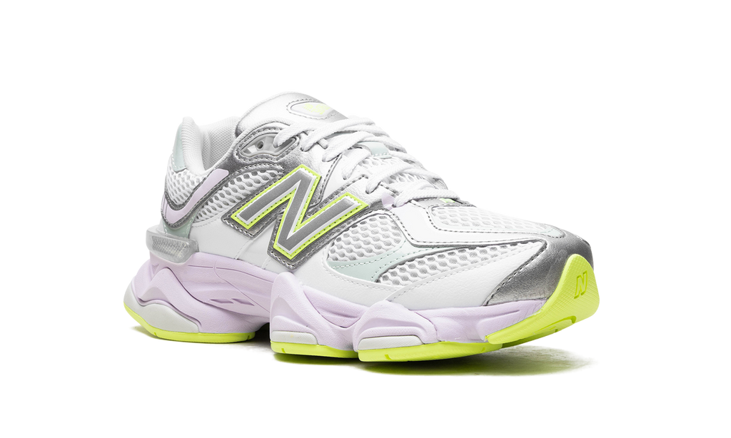 New Balance 9060 Weiß Silber Metallic Taro
