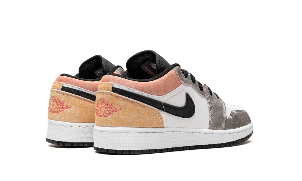 Jordan 1 Low Schwarz Grau Rosa